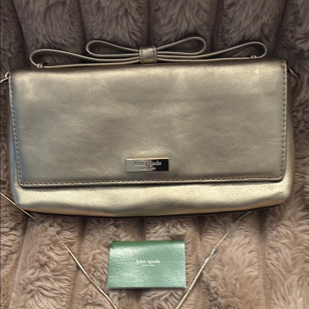 Kate Spade Gold Crossbody Bag